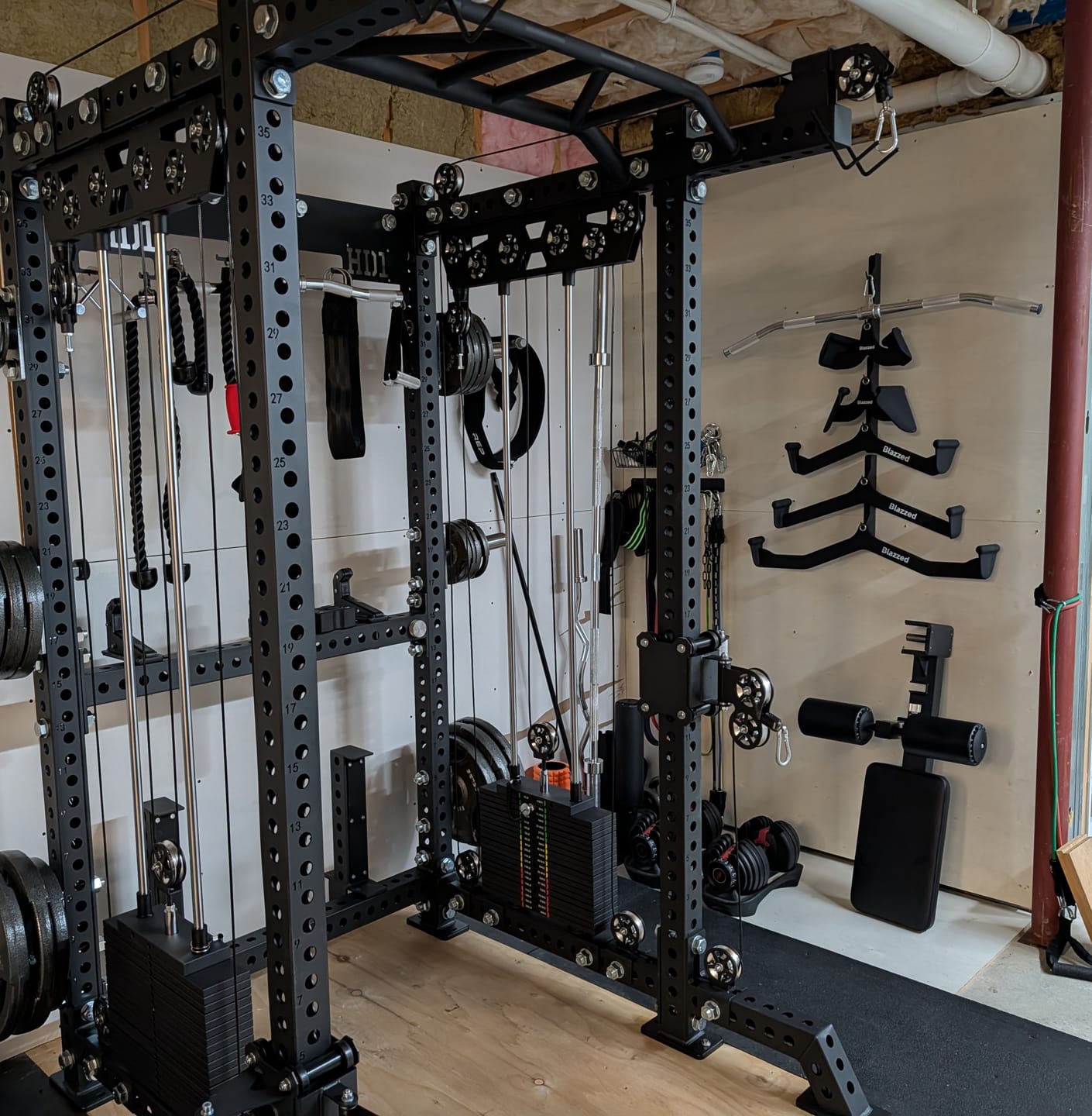 Customer photo review of HD1 Squat Rack Functional Trainer