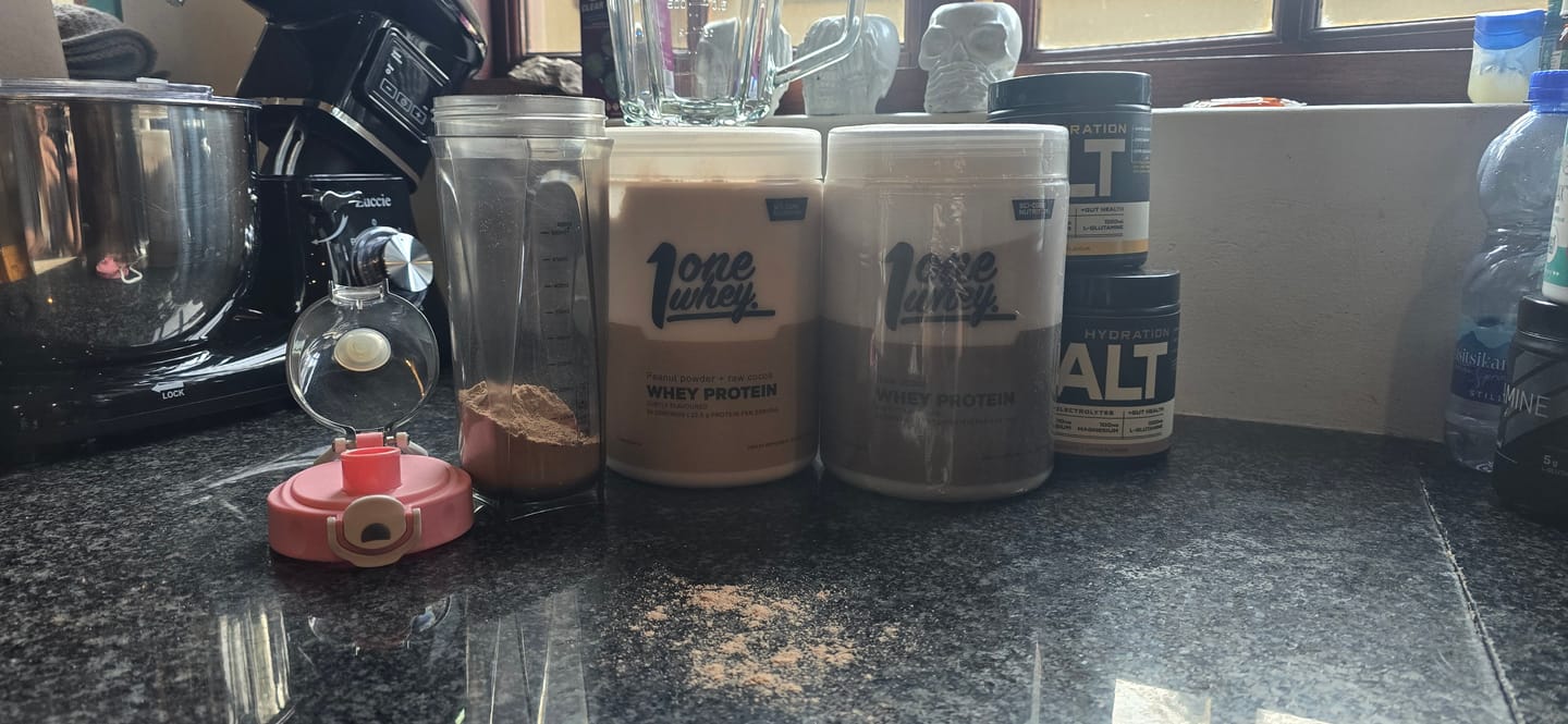 Customer photo review of ONE WHEY PROTEIN + Peanut powder + Raw Cocoa - 900g | 29 servings (new)