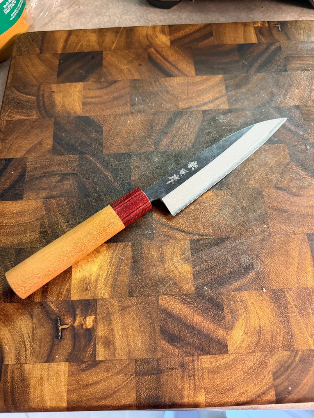 Customer photo review of Muneishi Kurouchi Petty 135 mm