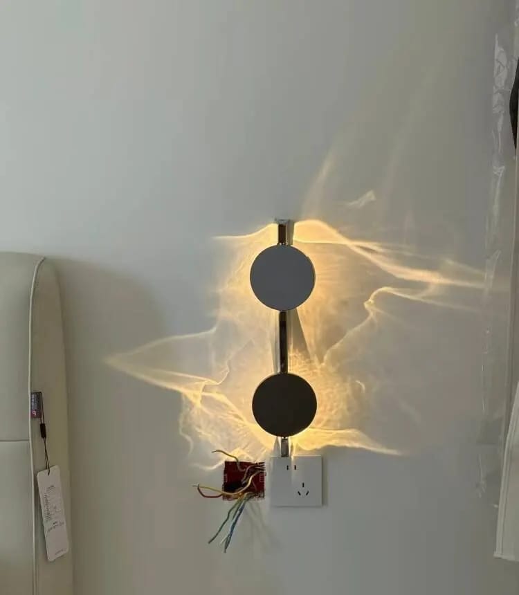 Customer photo review of Applique murale vagues lumineuses