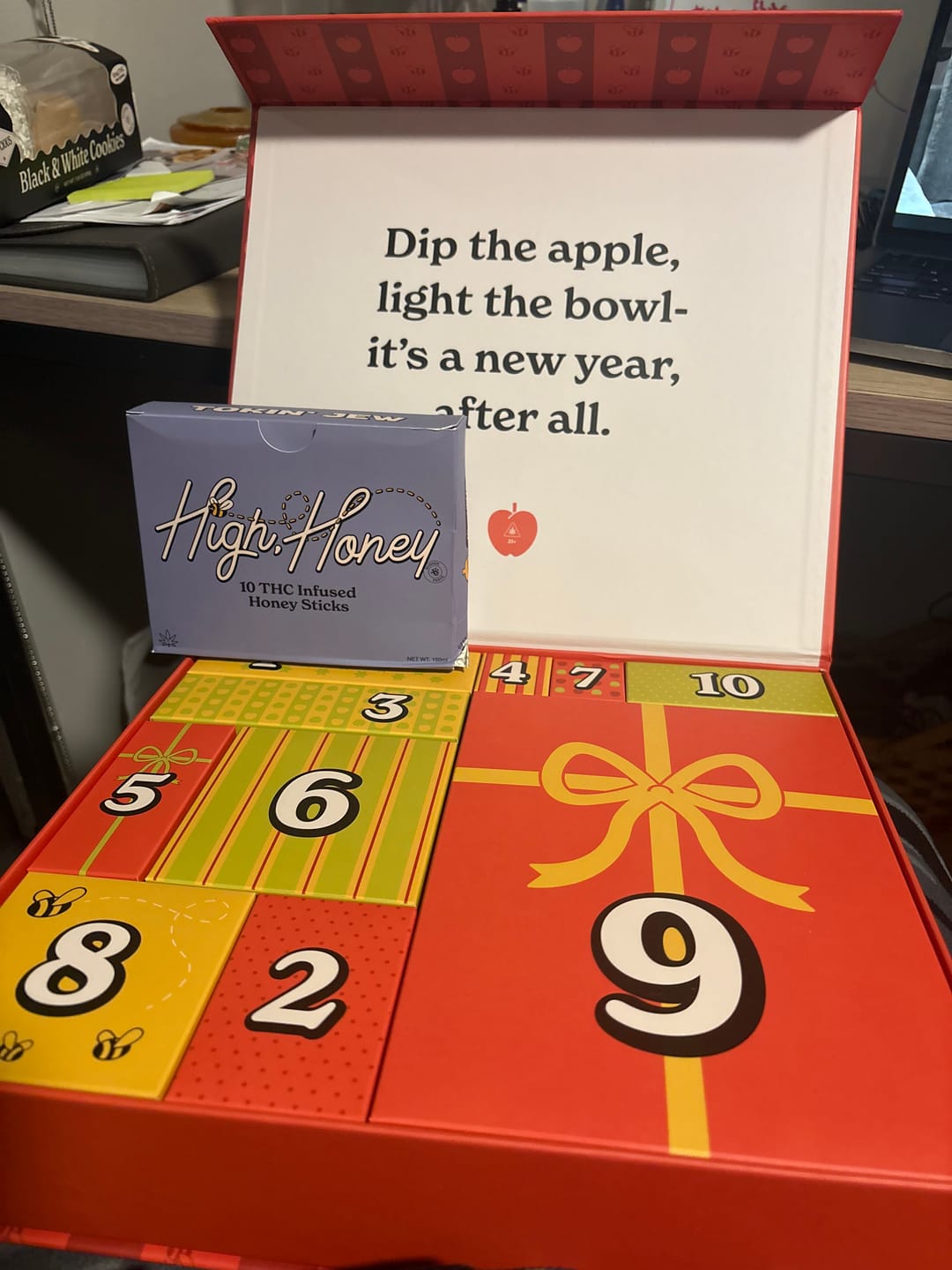 Customer photo review of The Highest of Holidays Advent Calendar