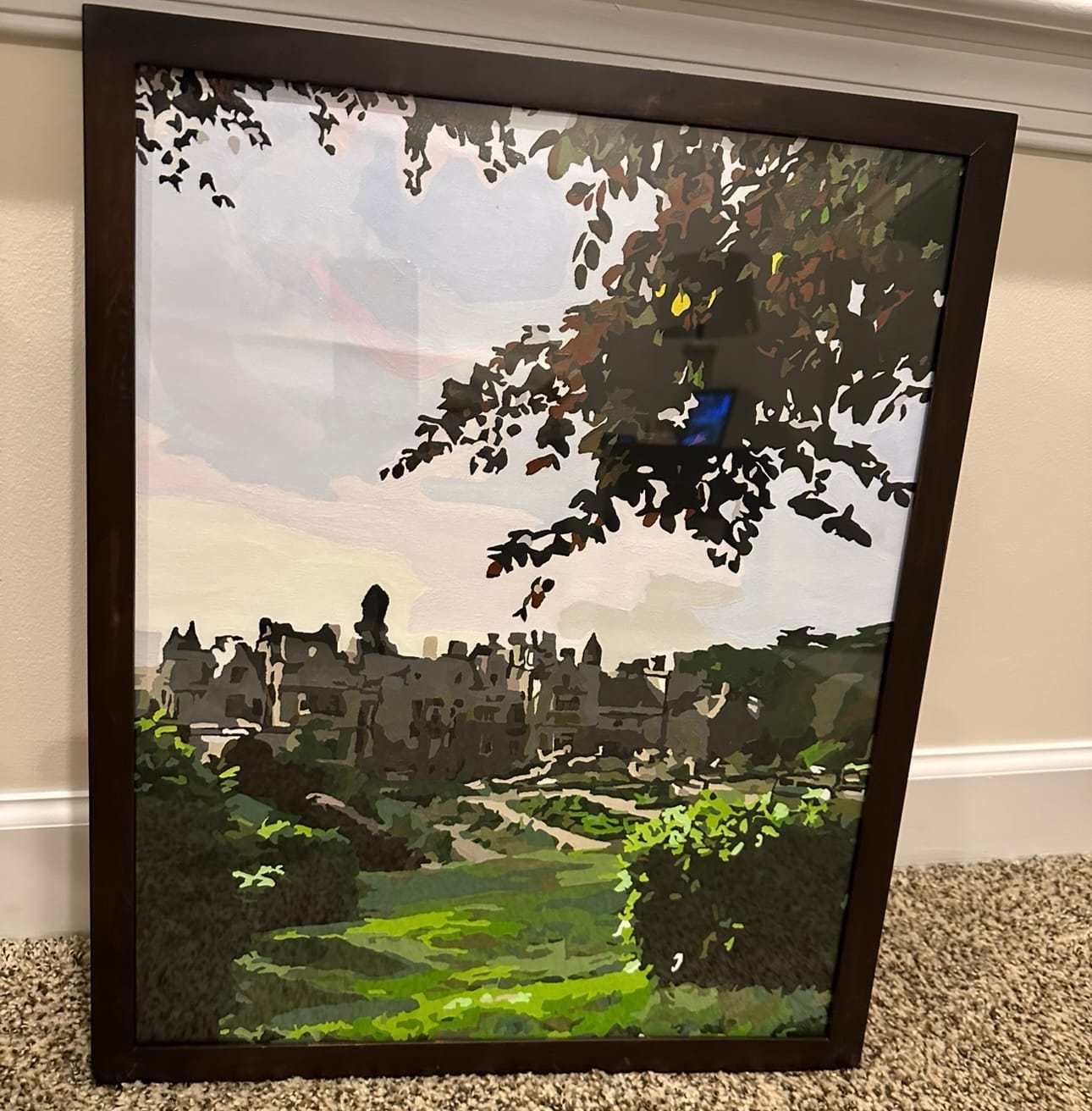 Customer photo review of CUSTOM PAINT BY NUMBER KIT