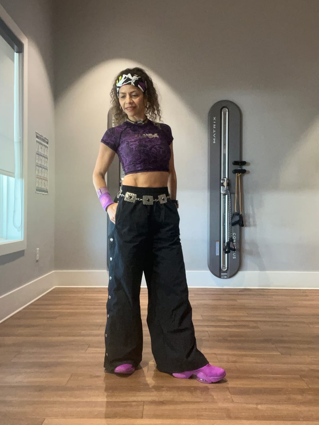 Customer photo review of Rock 'n' Roll Cap Sleeve Crop Top