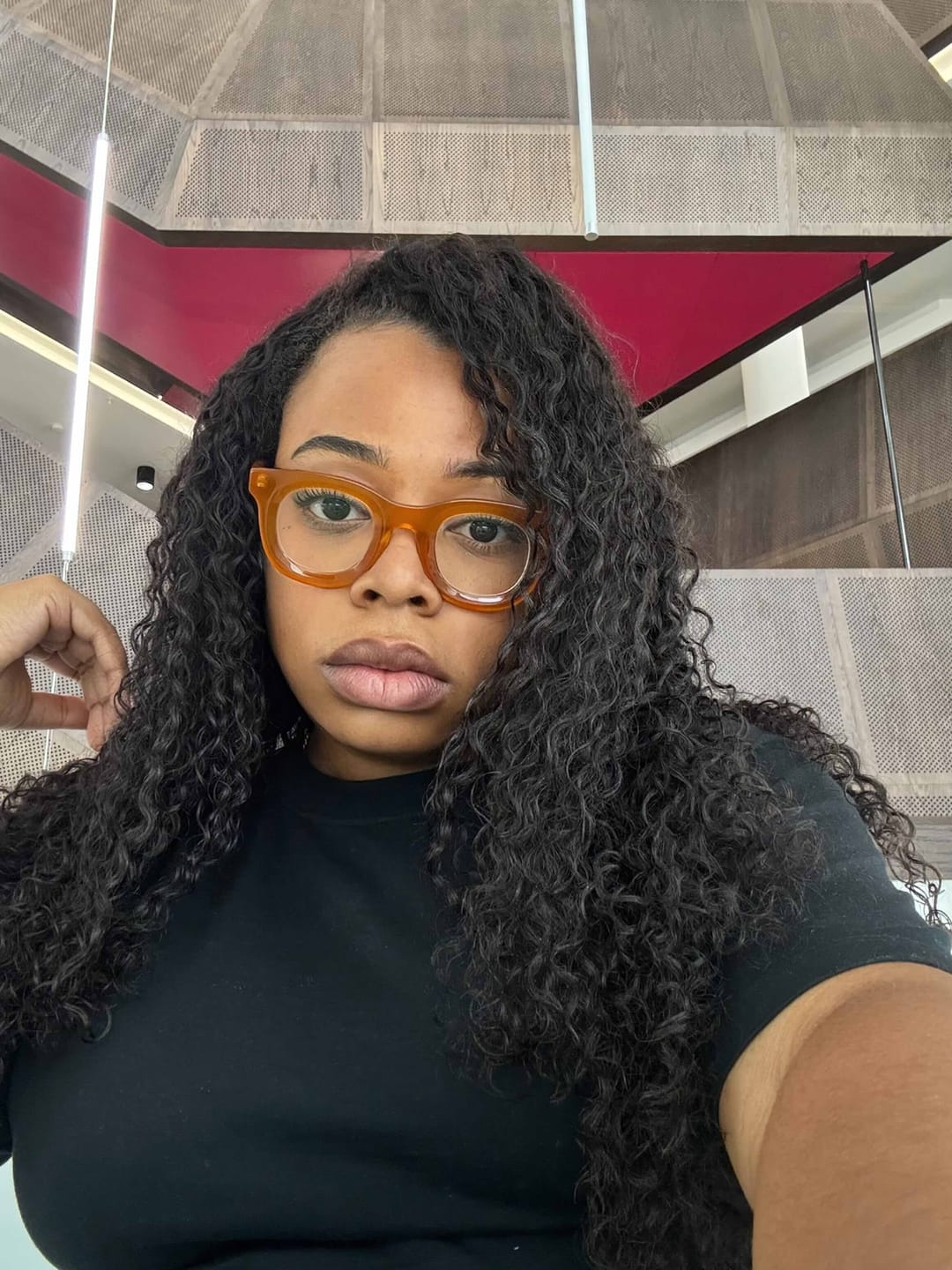 Customer photo review of Wavymy Burmese Curly Drawstring Half Wigs Seamless Flip Over Wig Beginner Friendly No Lace No Glue Human Hair 180% Density