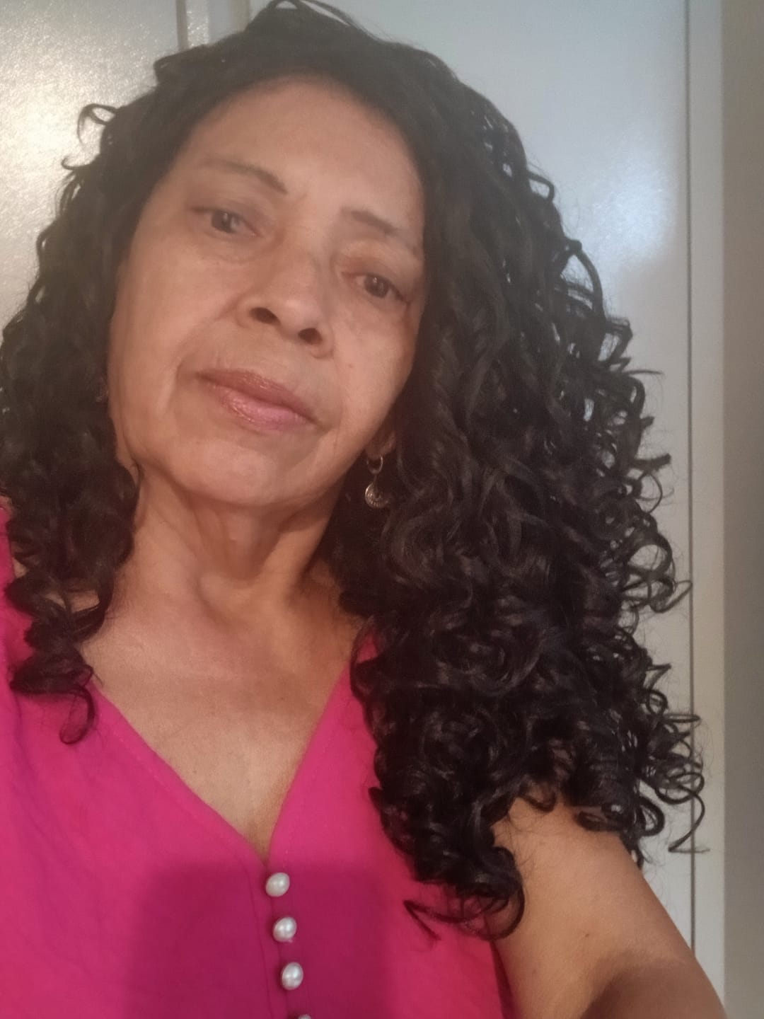 Customer photo review of Lace Wig Maju - Castanho Escuro 4