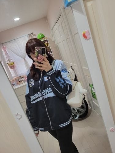 Customer photo review of Cinnamoroll Biker Fit Jacket
