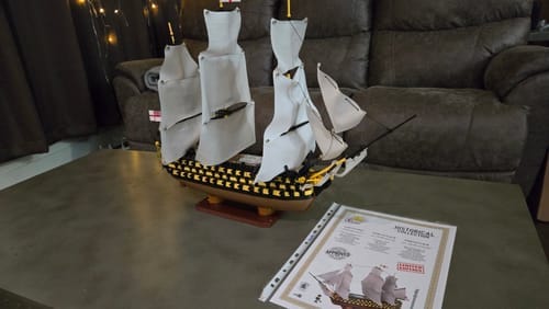 Customer photo review of COBI LIMITED EDITION HMS Victory : Set #20095
