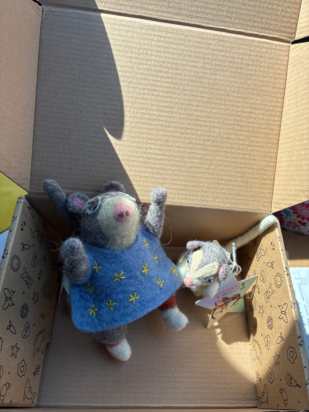 Customer photo review of Possum Magic Grandma Poss and Hush Toy Playset (Licensed)