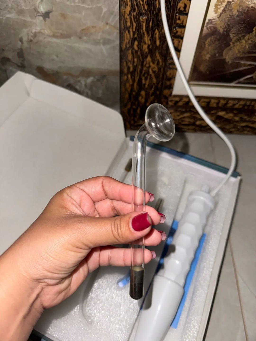 Customer photo review of NovaSculpt Glow — Alta Frecuencia para Piel Radiante y Sin Acné