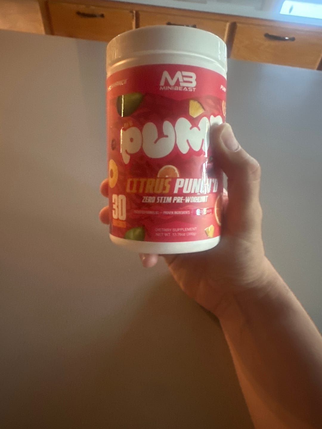 Customer photo review of MB Pump (Zero Stim Pre-Workout)