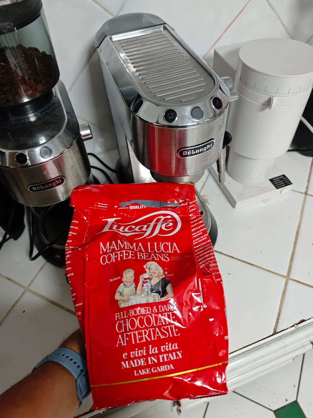 Customer photo review of Lucaffé | Mamma Lucia 1 kg grano entero