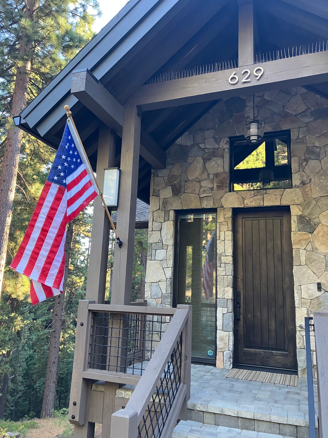 Customer photo review of 3' x 5' American Flag Set