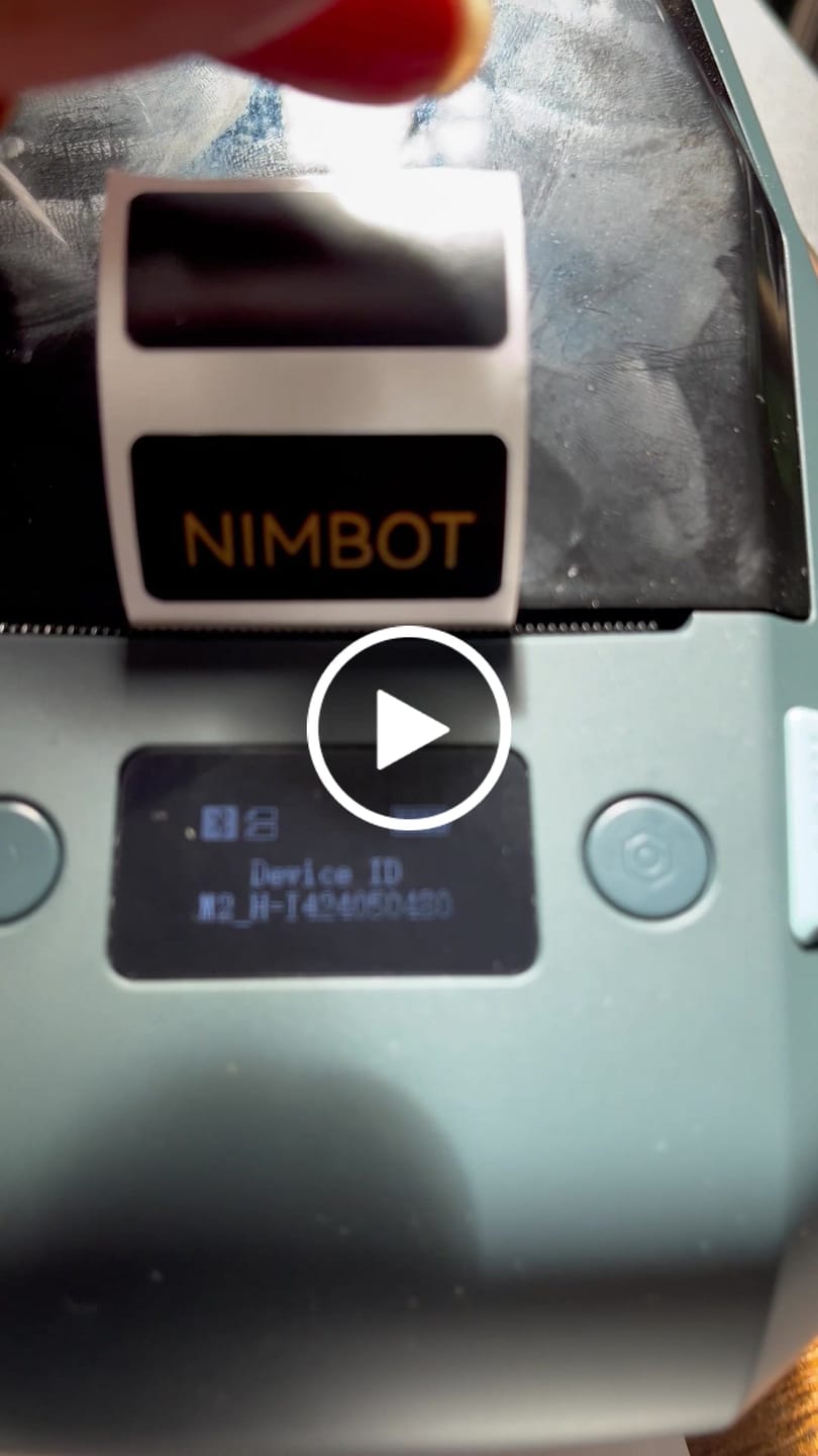 Customer video review of NIIMBOT M2 Thermal Transfer Label Maker, Smart Color Printing with Phones & PC for Office, Lab, Vial Bottle