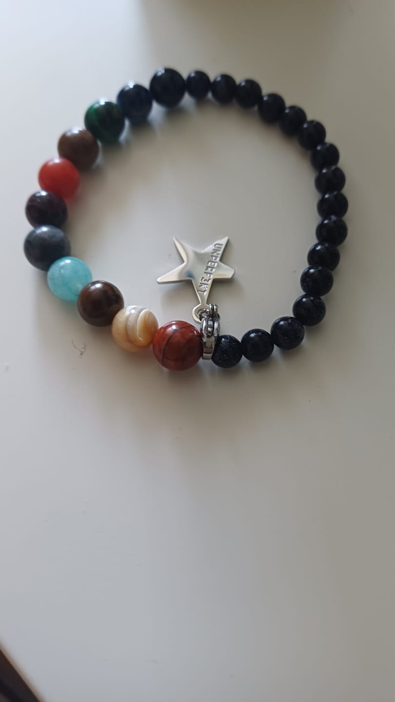 Customer photo review of »Trust the Universe« Blockadenlöser-Armband mit allen Planeten inkl. abgebrochenem Stern