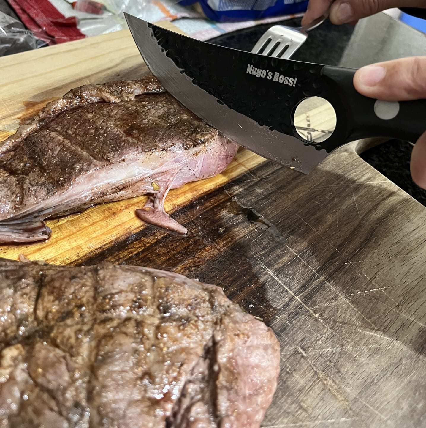 Customer photo review of BRAAIPLANK™ "BEENLEM" HAMMER FORGED BONING KNIFE