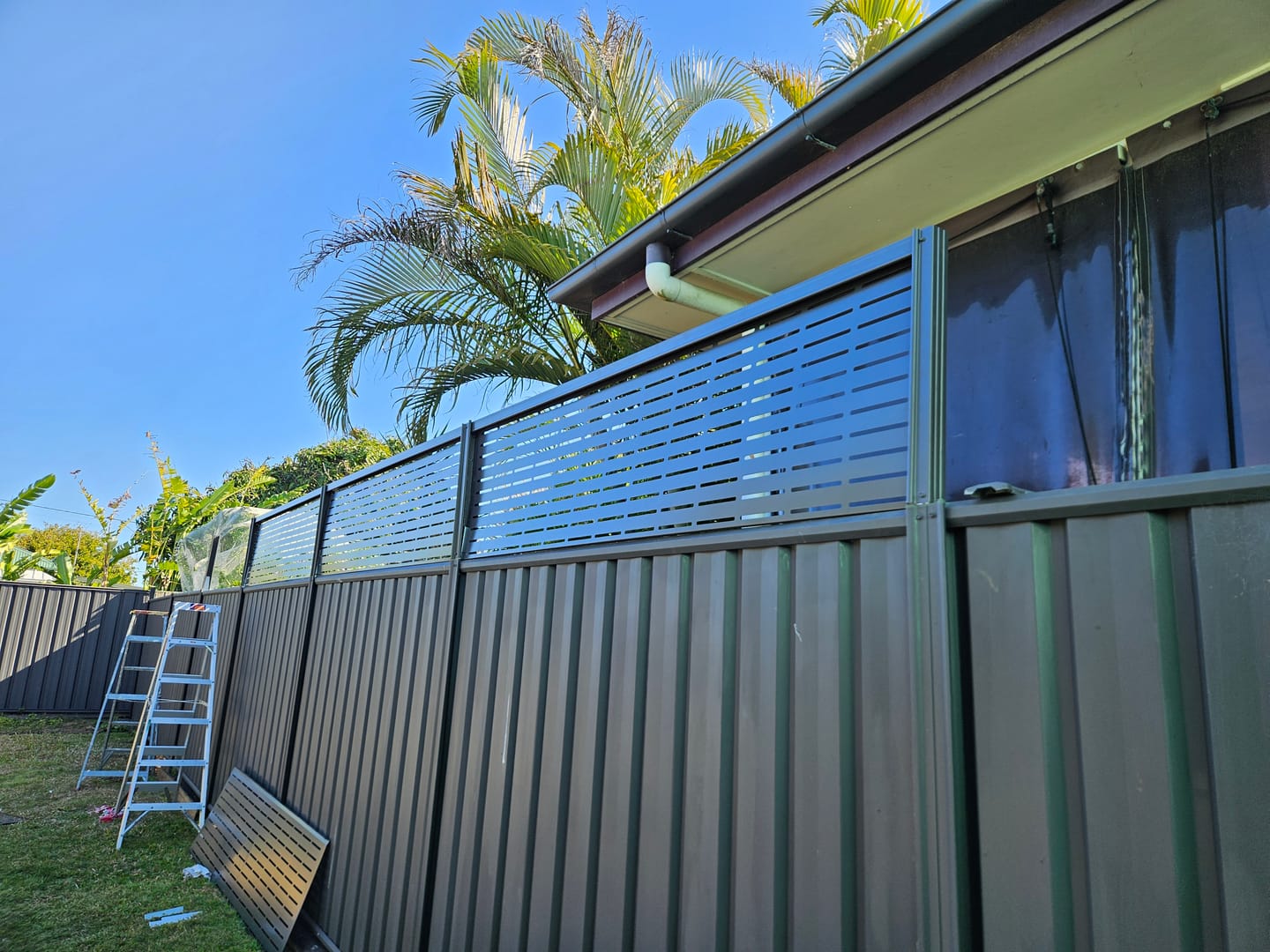 Customer photo review of Fence extensions for Colorbond fences (Standard Fence Extension Kit)