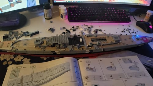 Customer photo review of COBI Battleship Bismarck: Set #4860