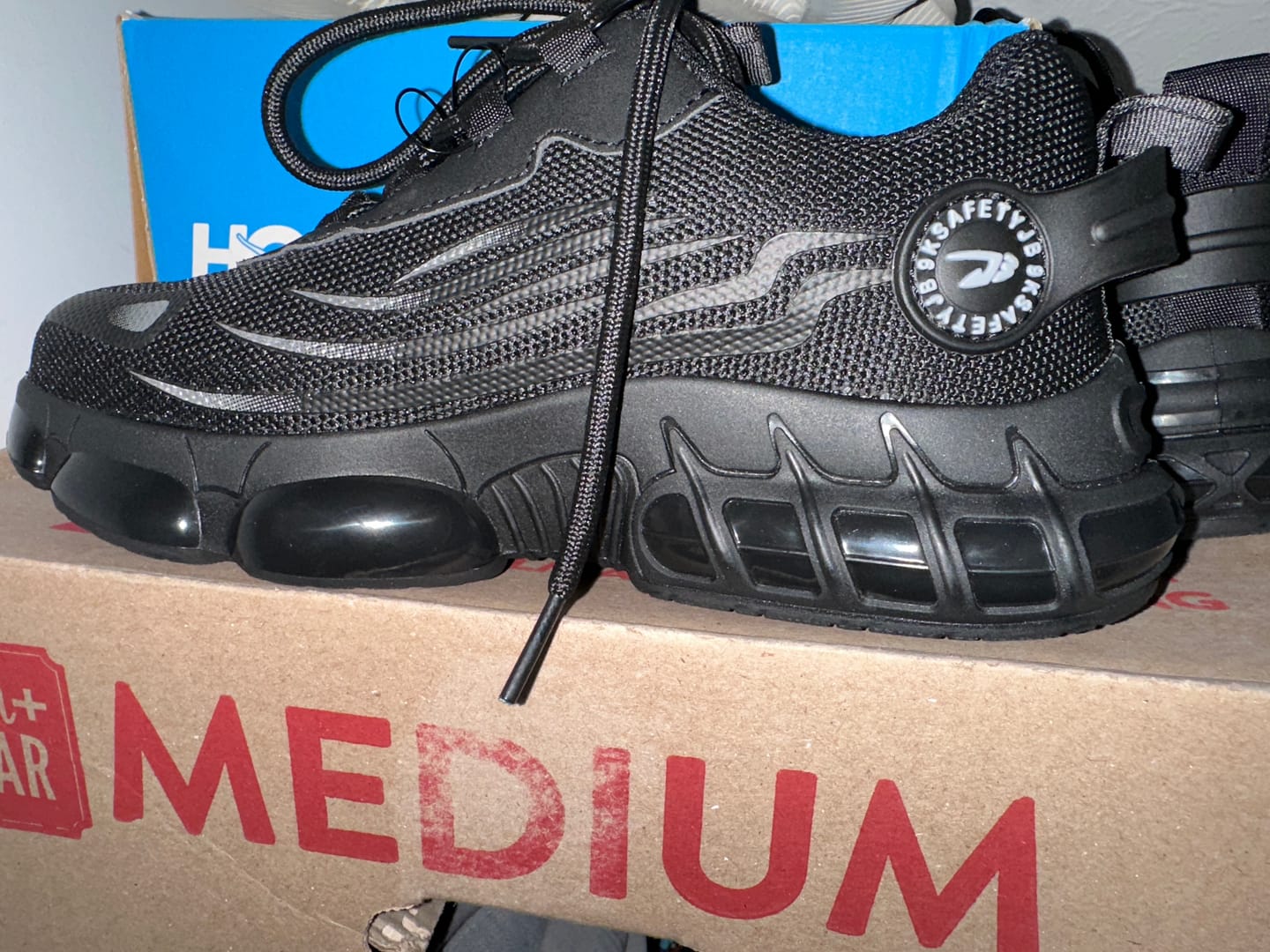Customer photo review of Aerion - Wide Toe Box, Hands Free & Supportive Walking Shoes