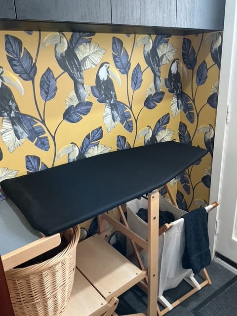 Customer photo review of Toucan Tiki Wallpaper - Green - Last 8 Rolls