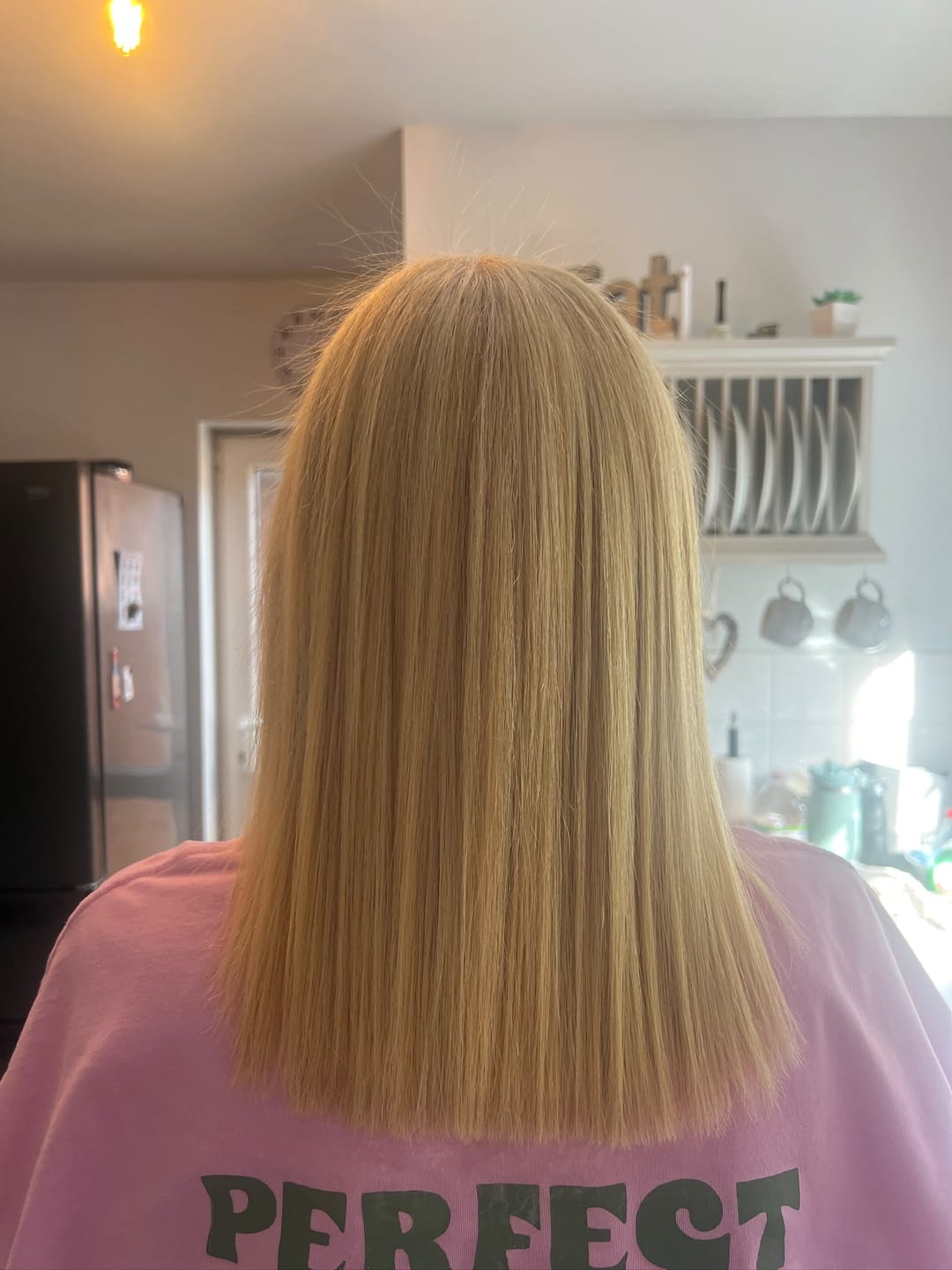 Customer photo review of At-home keratin treatment
