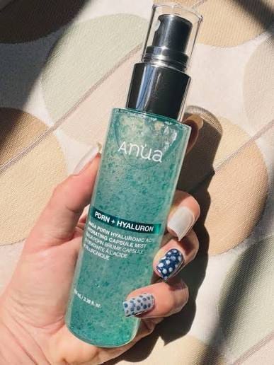 Customer photo review of Mitrinošs sprejs Anua PDRN Hyaluronic Acid Hydrating Capsule Mist