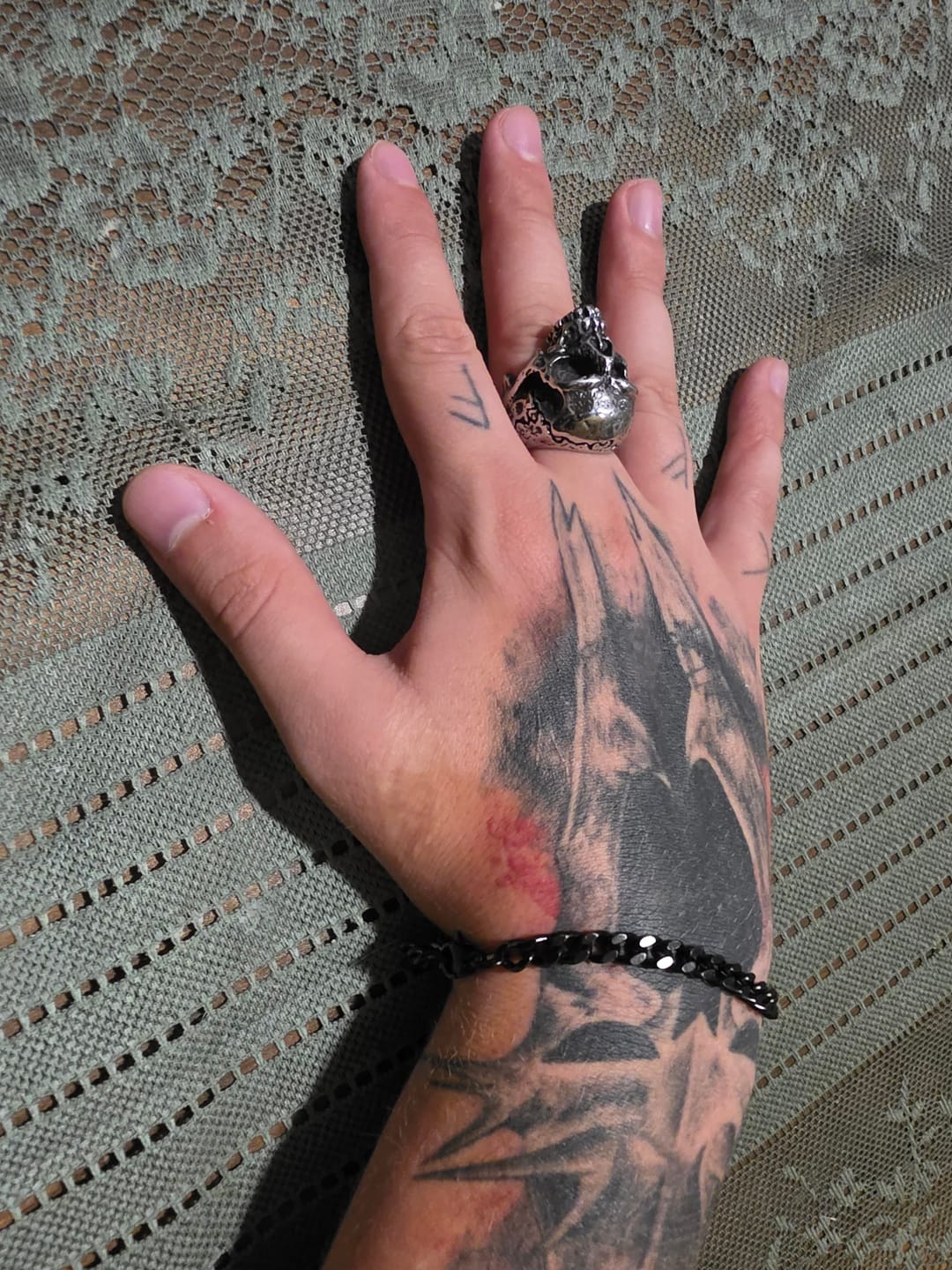 Customer photo review of ANCIENT SKULL.