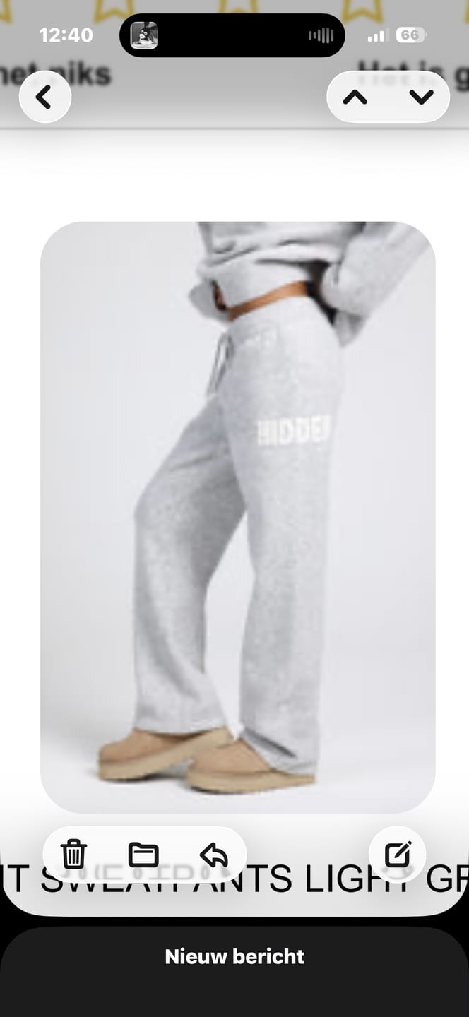 Avis client avec photo sur le PANTALON DE SURVEILLANCE EN MAILLE GRIS CLAIR