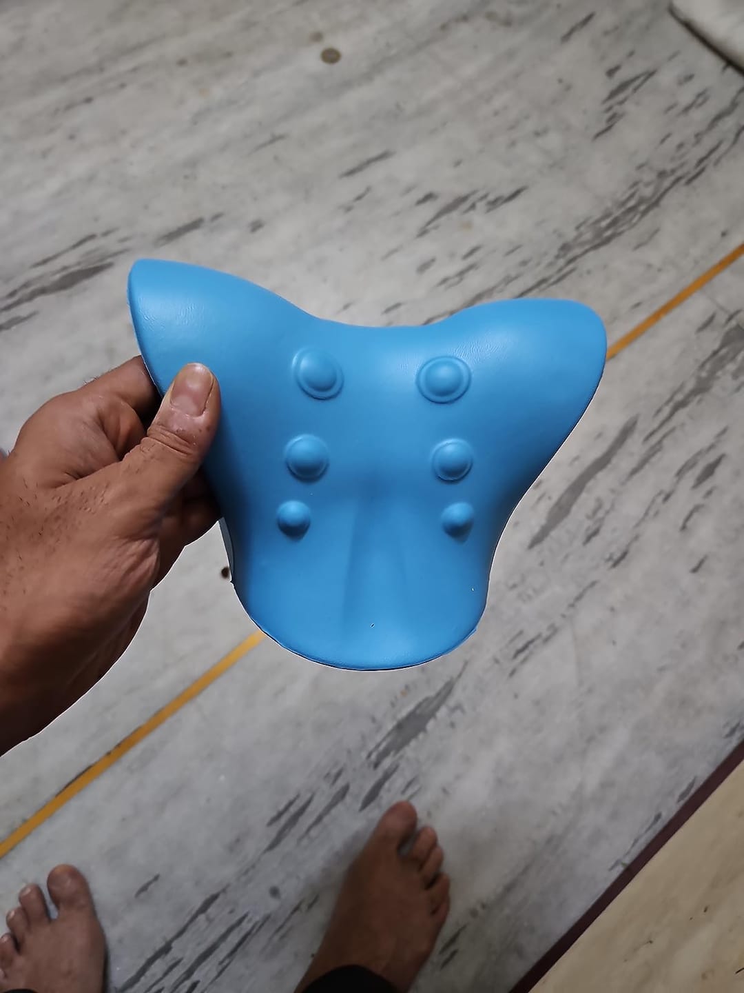 Customer photo review of NeckEase™ Cervical Neck Relaxer — Ergonomic Pain Relief Pillow
