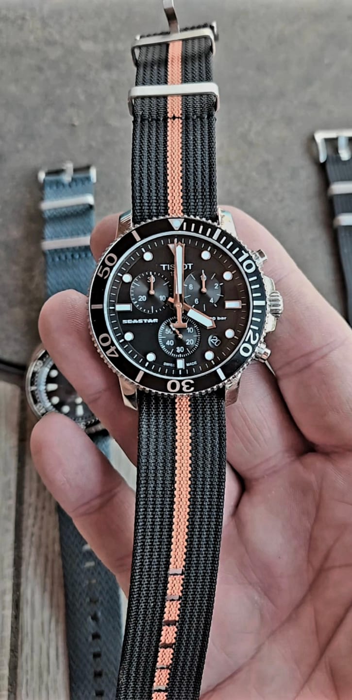 Customer photo review of Ribbed SP - Black & Orange