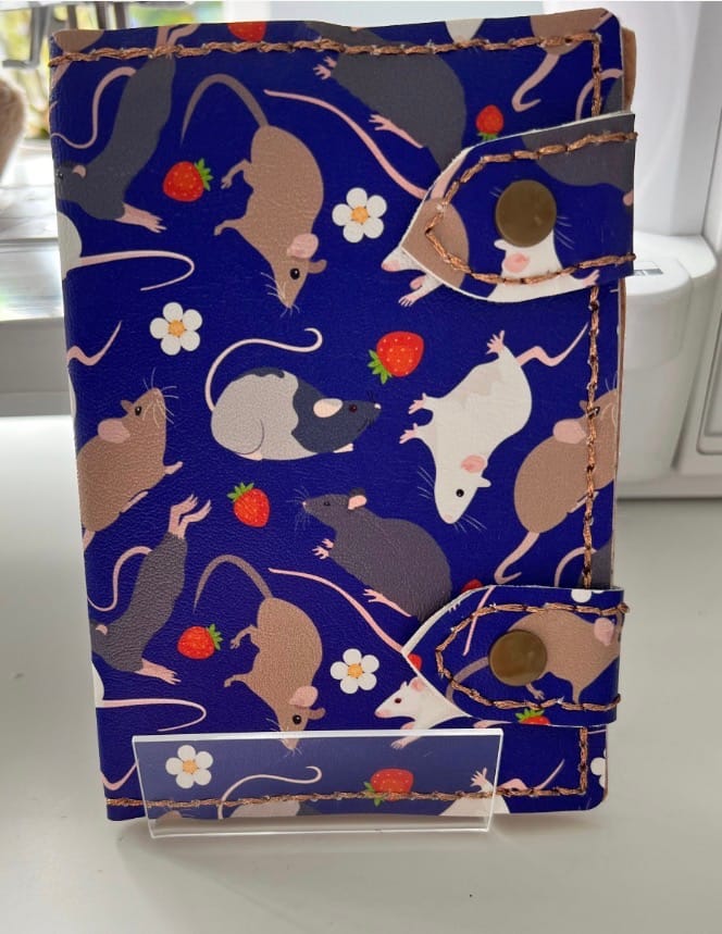 Customer photo review of Custom Printed Faux Leather | Print Your Own Designs