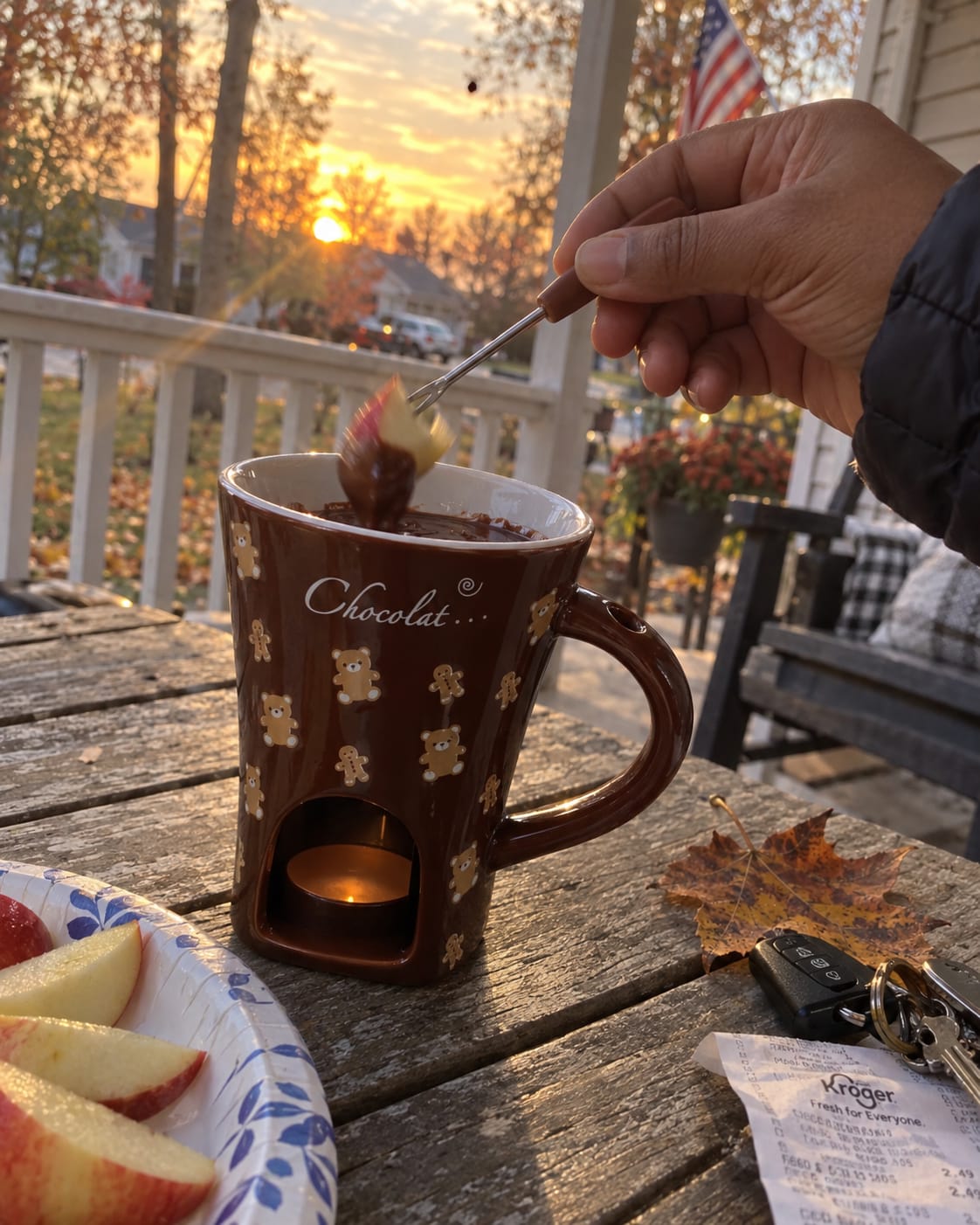 Customer photo review of Mini Fondue Mug