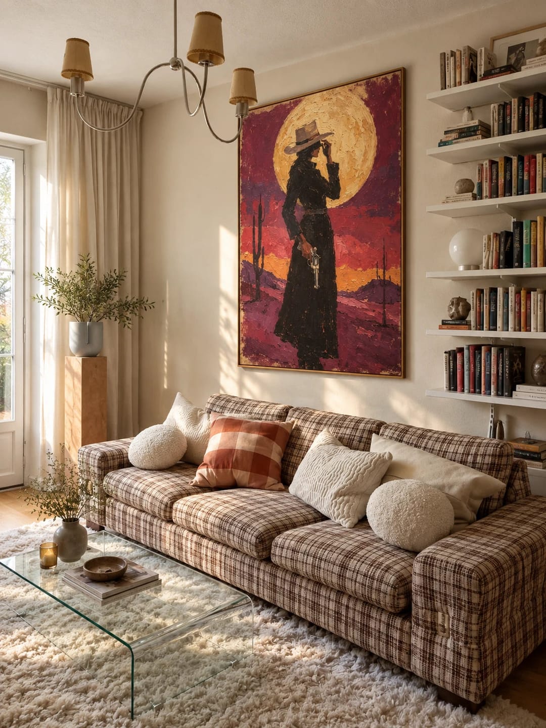 Customer photo review of Vintage Americana Art｜Midnight Desert Outlaw