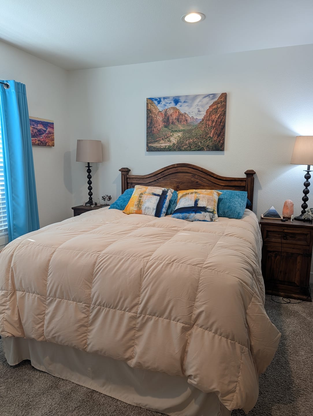 Customer photo review of Organic Cotton Goose Down Comforter