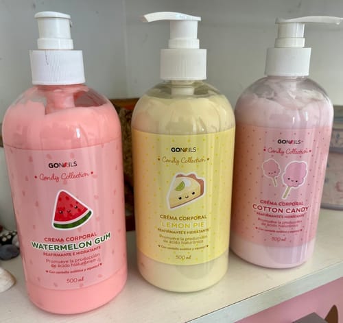 Customer photo review of Crema de Cuerpo Reafirmante e Hidratante - Cotton Candy
