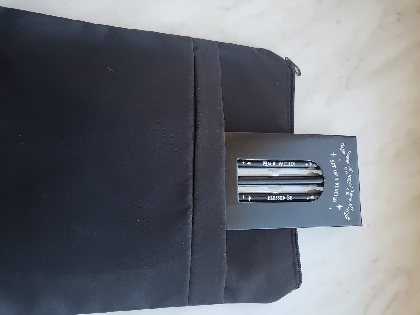 Customer photo review of Witchy Zauberbuch Bleistifte - 5er Set für Notizen & Journaling