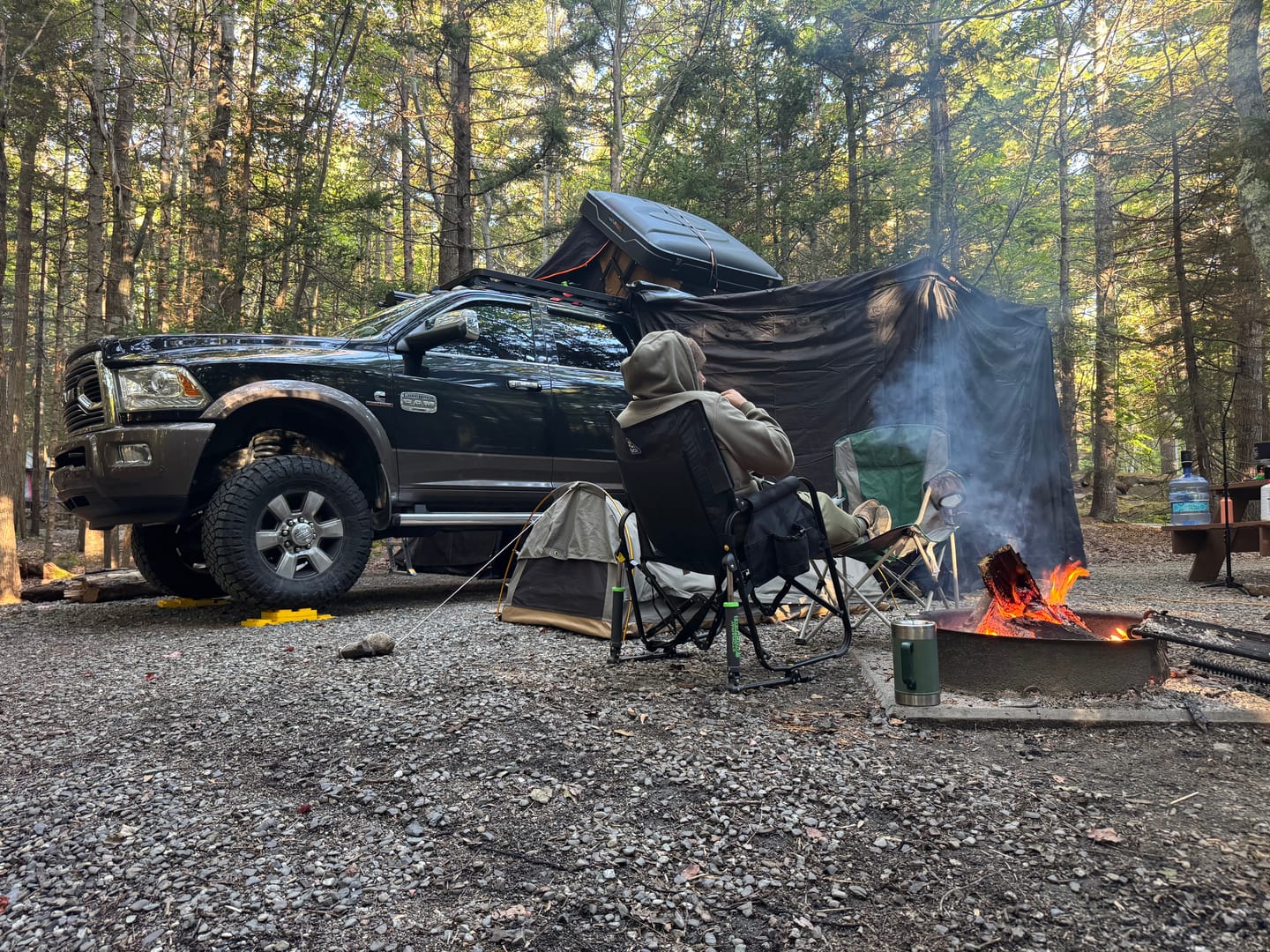 Customer photo review of OPENROAD  270 Free Standing Awning for Camping-Adventure Series