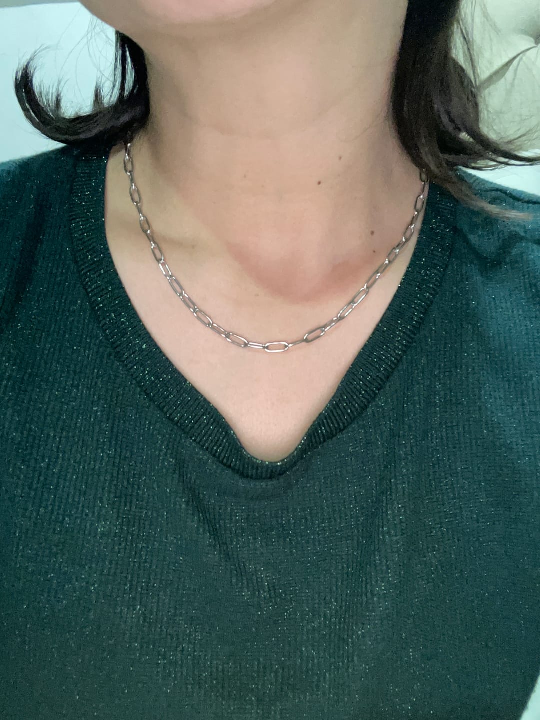 Customer photo review of Collar Noa Plata