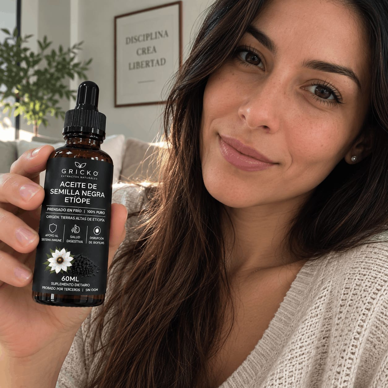 Customer photo review of Aceite de Semilla negra Etíope-5% Timoquinona