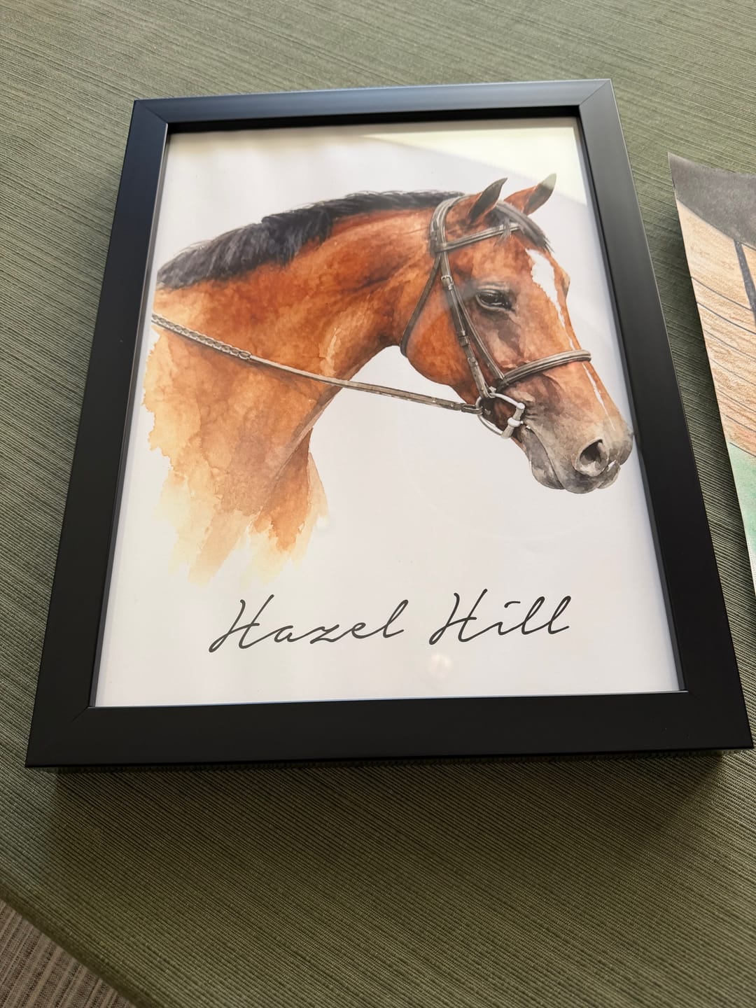 Customer photo review of Water colors - Personalized Poster