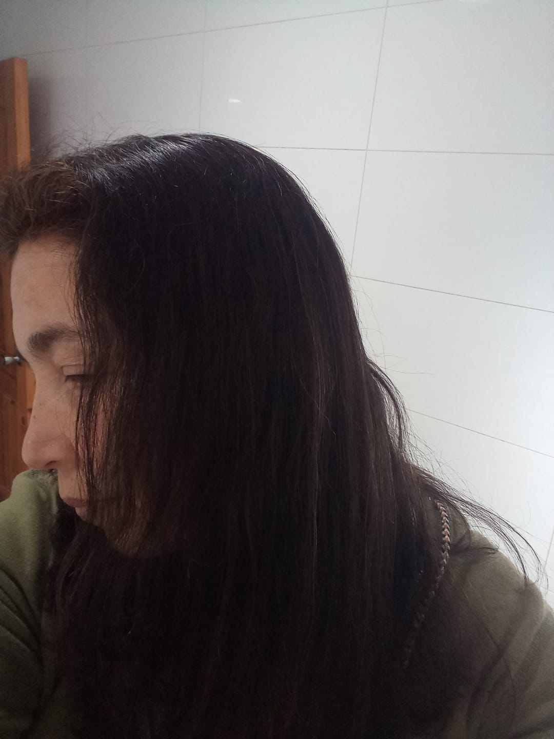 Customer photo review of Tinte 100% Natural - Castaño Oscuro
