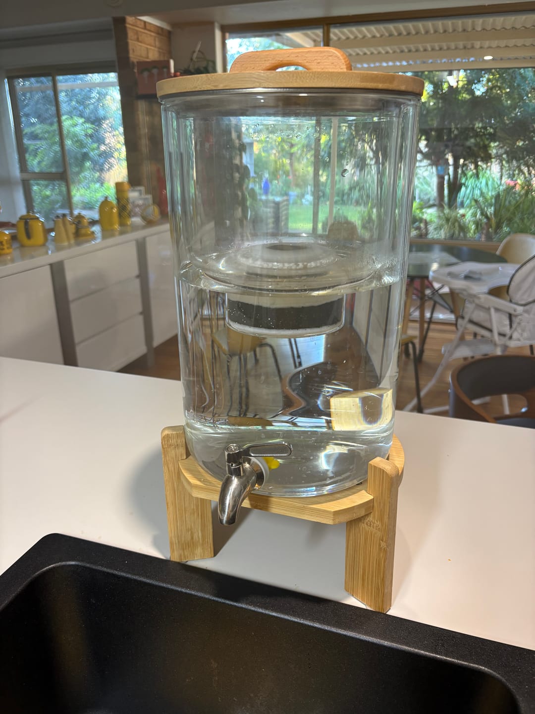 Customer photo review of 100% Glass Trinity by HolyH₂O™ | Remove Chlorine & Contaminants from Aussie Tap Water