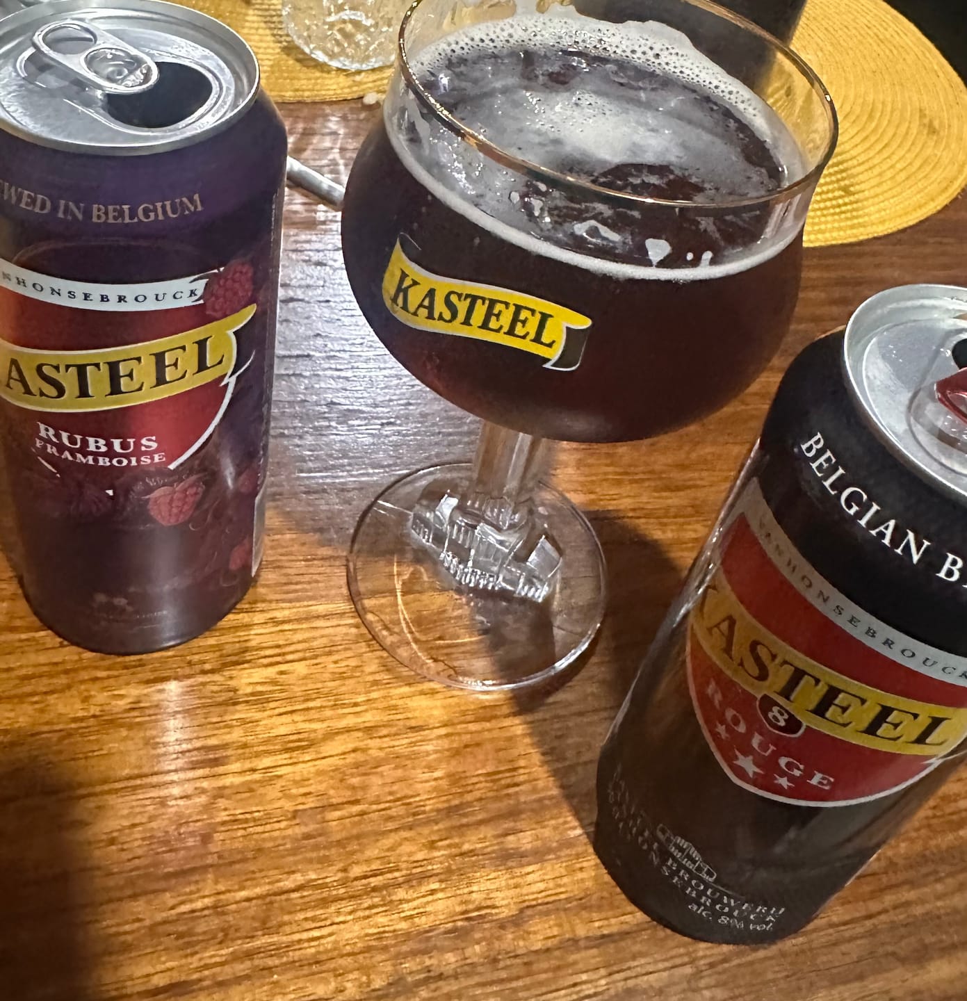 Customer photo review of Mix Frutal Kasteel – Caja 6 Cervezas 500cc