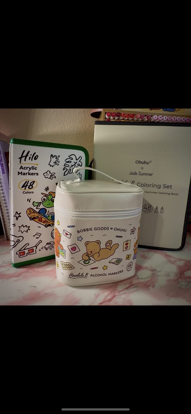 Customer photo review of Ohuhu Hilo Series Direct-ink Acrylic Paint Markers