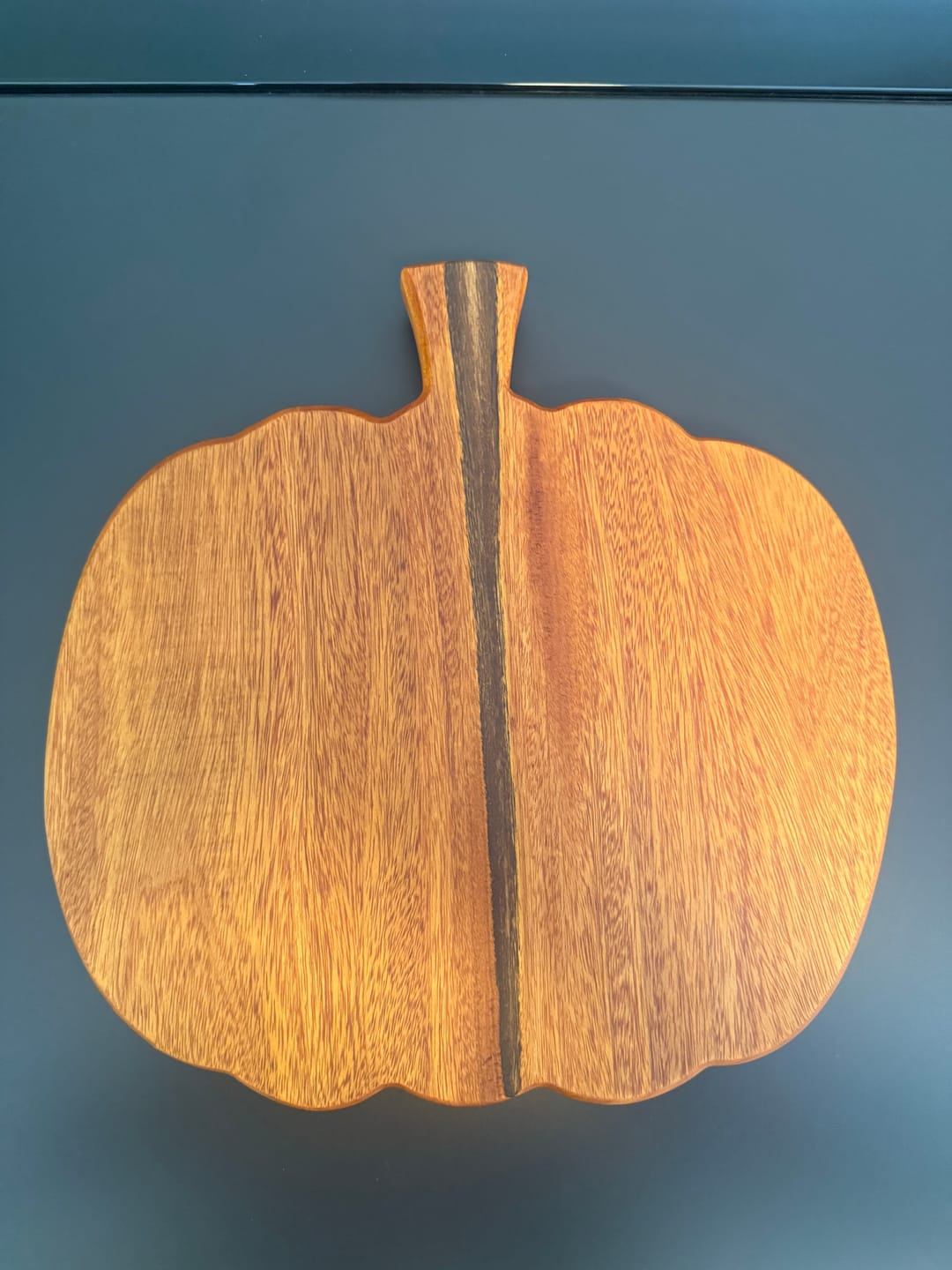 Customer photo review of 11.75x11.75" Pumpkin Serving Board Acrylic Router Template