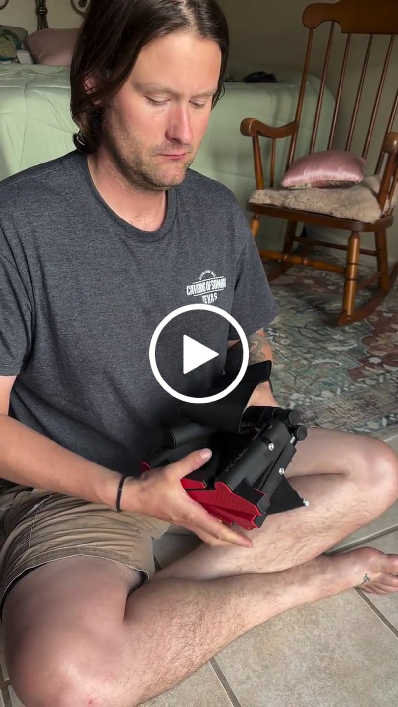 Customer video review of CrossGrips