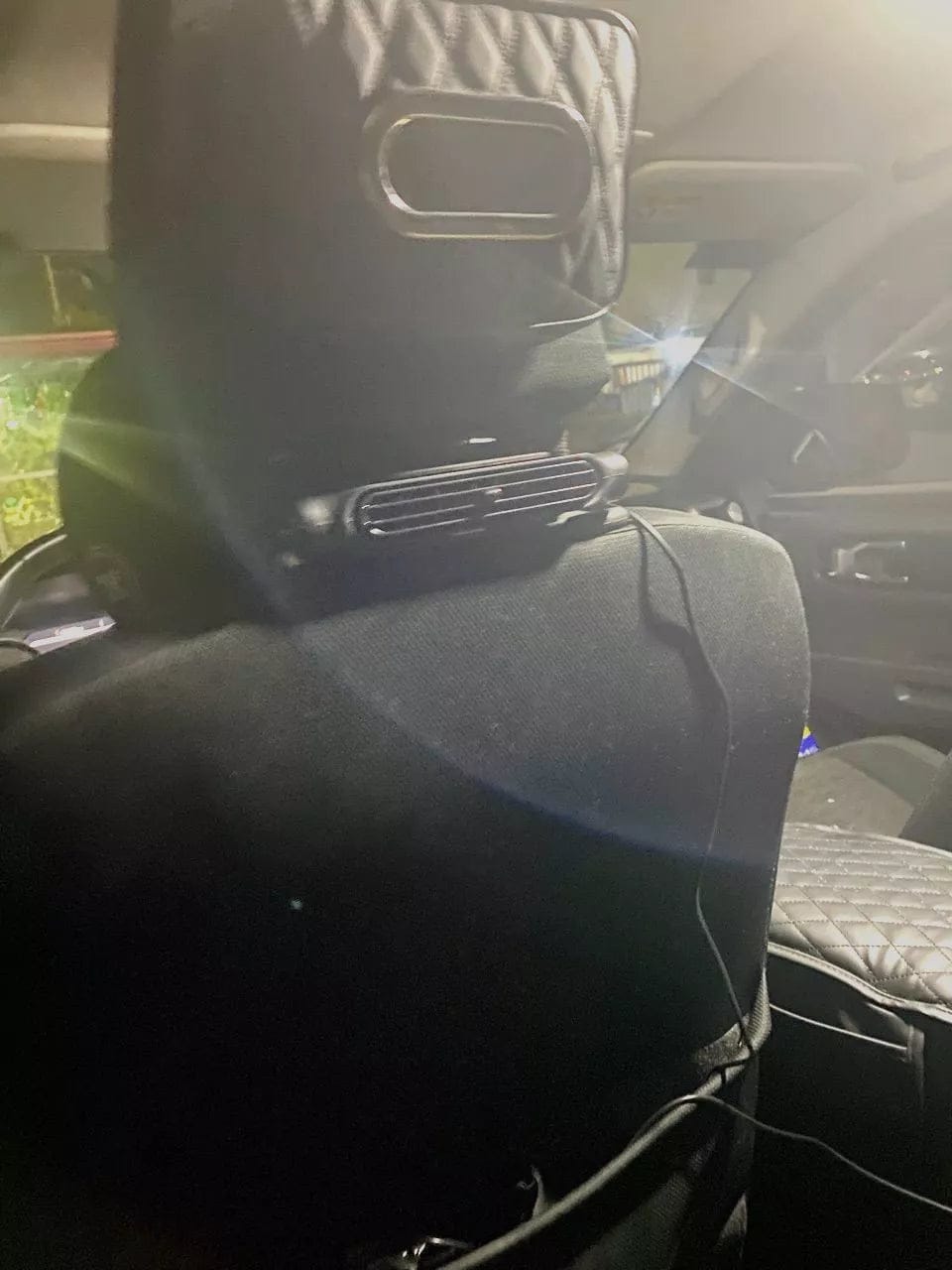 Customer photo review of DriveAir® Rechargeable Car Seat Cooling Fan
