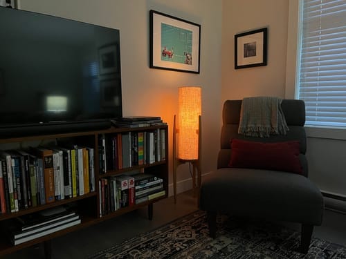 Customer photo review of Rocketlamp | Floor Lamp | Black Walnut
