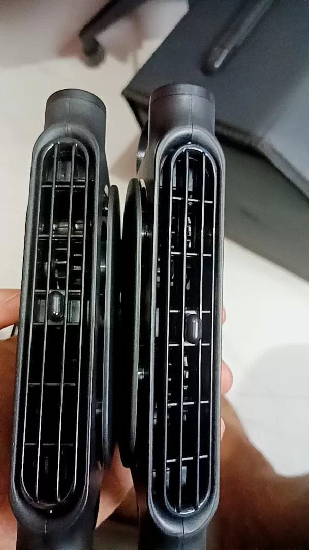 Customer photo review of DriveAir® Rechargeable Car Seat Cooling Fan