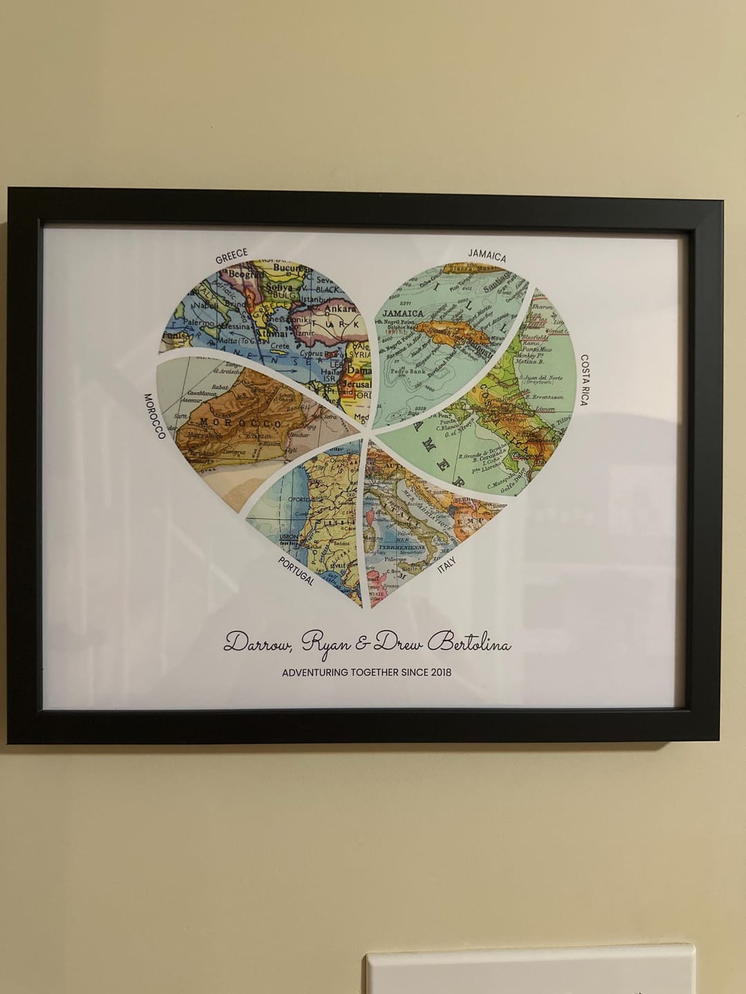 Customer photo review of Milestones Map [Digital Only]