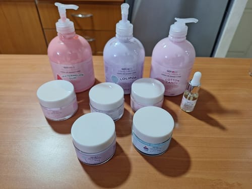 Customer photo review of Crema de Manos y Pies - Lolipop 500 ml